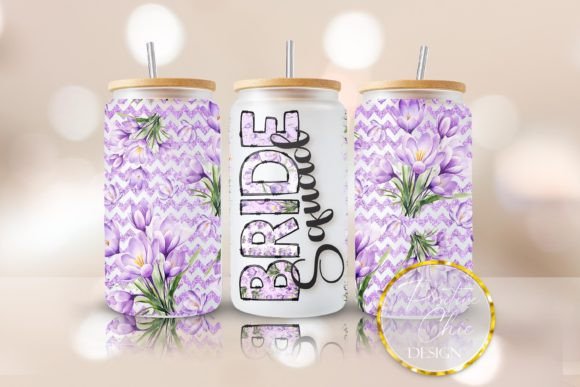 Bride Squad Glitter Libbey Glass Wrap: Graphics & Crafts Review