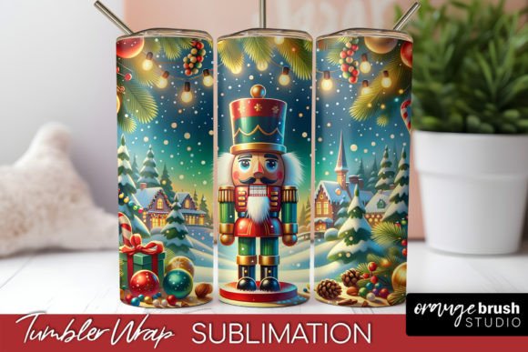 Christmas Tumbler Nutcracker Sublimation