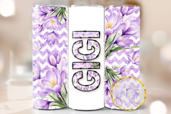 Floral Gigi Skinny Tumbler Wrap PNG: Graphics & Crafts Review