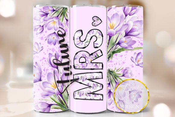 Future Mrs Wedding Tumbler Wrap PNG: Wedding Graphics & Crafts