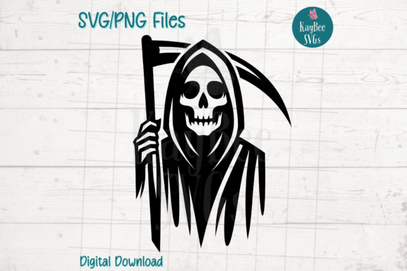 Grim Reaper Graphics for Crafts and Branding