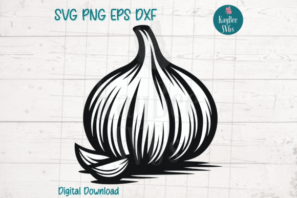 Head of Garlic: A Graphics and Crafts Design Asset