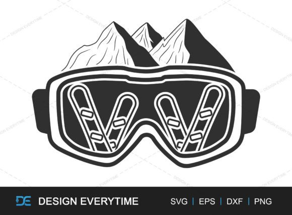 Snowboarding SVG - Mountain Adventure: Graphics & Crafts