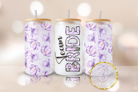 Team Bride Libbey Glass Can Wrap UVDTF Graphics Review
