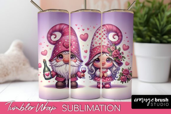 Valentine Gnome Tumbler Graphics & Wraps